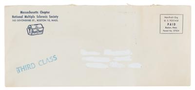 Lot #3023 Beatles 1964 Hotel Madison Bed Sheet Swatch (Boston) - Image 2