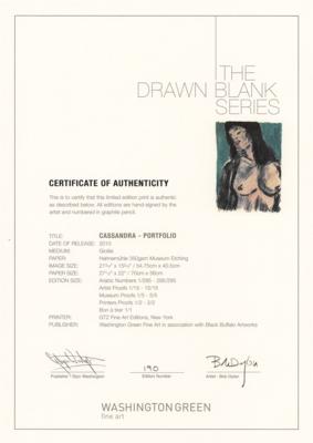 Lot #3045 Bob Dylan Signed Giclee Print: 'Cassandra - Portfolio' - Image 2