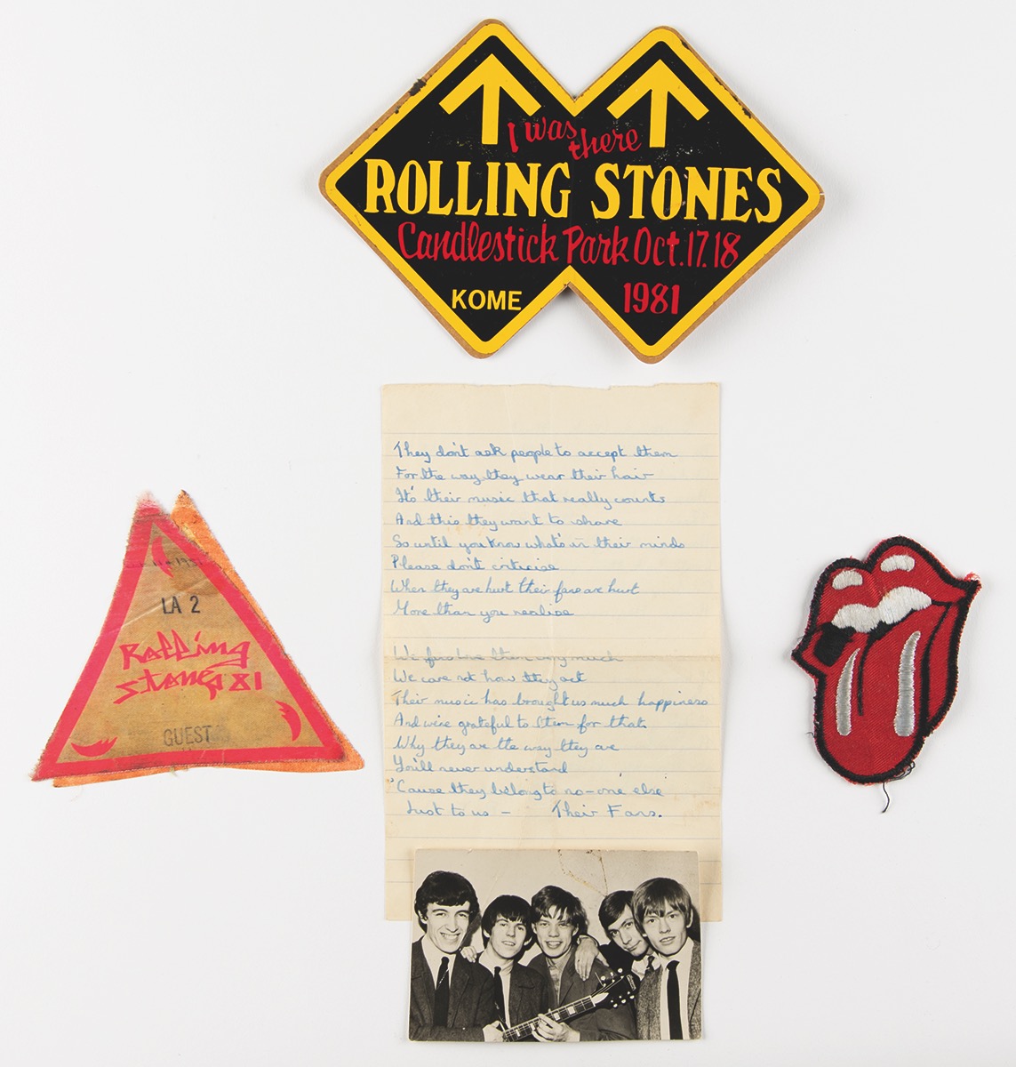 Lot #3072 Rolling Stones Signed Candid Photograph Archive of (48) with (40) Mick Jagger Autographs - Image 37