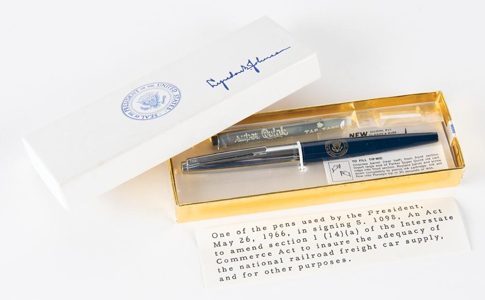 Lot 52 Lyndon B. Johnson Bill Signing Pen