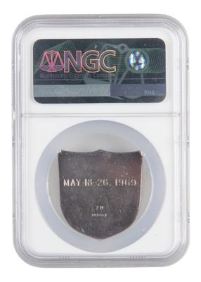 Lot #221 Rusty Schweickart's Apollo 10 Flown Robbins Medallion - Image 2
