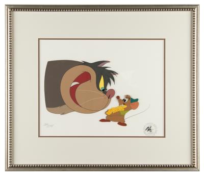 Lot #867 Lucifer and Jaq limited edition cel from Cinderella - Image 2
