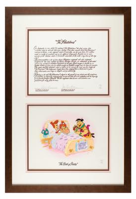 Lot #910 Bill Hanna and Joe Barbera Signed Serigraph Cel - Image 1