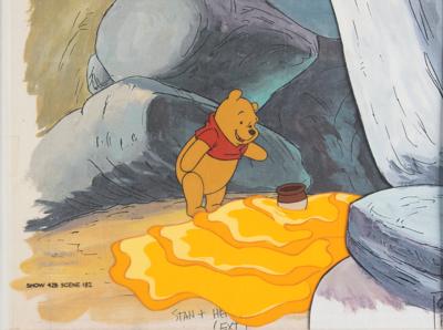 Lot #872 Winnie the Pooh production cel from The New Adventures of Winnie the Pooh Production Cel - Image 1