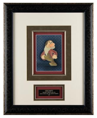 Lot #696 Grumpy production cel from Snow White and the Seven Dwarfs - Image 1