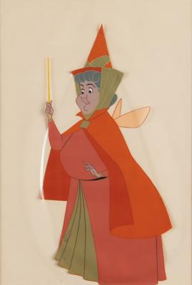 Lot #857 Flora production cel from Sleeping Beauty Production Cel - Image 1