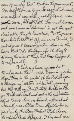 Lot #482 Edward Van Sloan Autograph Letter Signed - Image 3