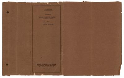 Lot #576 Louis B. Mayer and Hedda Hopper Document Signed - Image 3