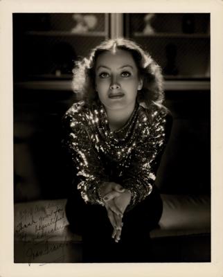 Lot #456 Joan Crawford Signed Photograph by George Hurrell - Image 1