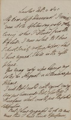 Lot #211 Duke of Wellington Autograph Letter Signed - Image 1