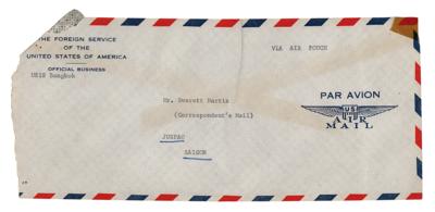 Lot #329 John Steinbeck (4) Autograph Letters Signed on Vietnam War - Image 16
