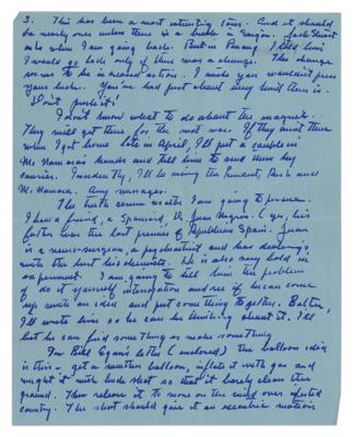 Lot #329 John Steinbeck (4) Autograph Letters Signed on Vietnam War - Image 3