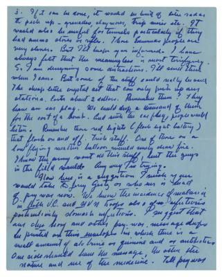 Lot #329 John Steinbeck (4) Autograph Letters Signed on Vietnam War - Image 5