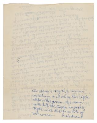 Lot #634 Joe Choynski Autograph Letter Signed to Nat Fleischer - Image 3