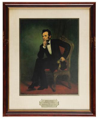 Lot #57 Richard Nixon (5) Christmas Gift Presidential Prints - Image 4