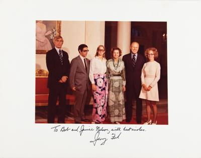 Lot #45 Gerald Ford Signed Photograph - Image 1