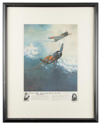 Lot #199 Pappy Boyington Signed Print - Image 2