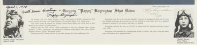 Lot #199 Pappy Boyington Signed Print - Image 3