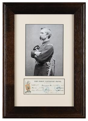 Lot #194 Joshua Lawrence Chamberlain Signed Check - Image 1