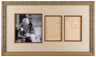 Lot #277 Pierre-Auguste Renoir Autograph Letter Signed - Image 1