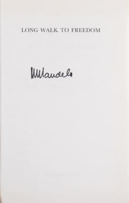 Lot #97 Nelson Mandela Signed Book - Image 2