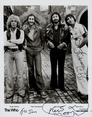 Lot #394 The Who: Keith Moon Signed Photograph