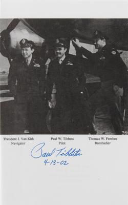 Lot #202 Enola Gay: Paul Tibbets Signed Book - Image 2