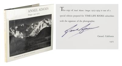 Lot #285 Ansel Adams Signed Book - Image 1