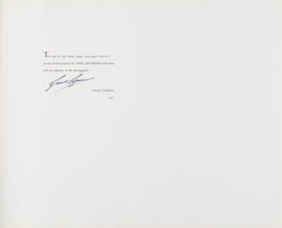 Lot #285 Ansel Adams Signed Book - Image 2
