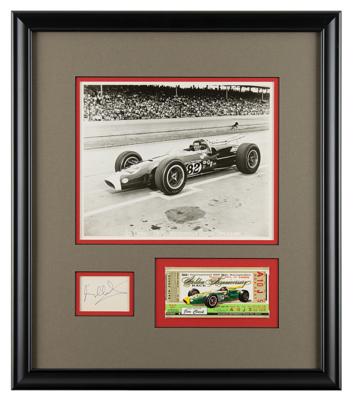 Lot #648 Jim Clark Signature - Image 1