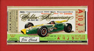 Lot #648 Jim Clark Signature - Image 3