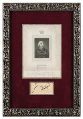 Lot #155 King George III Signature - Image 1
