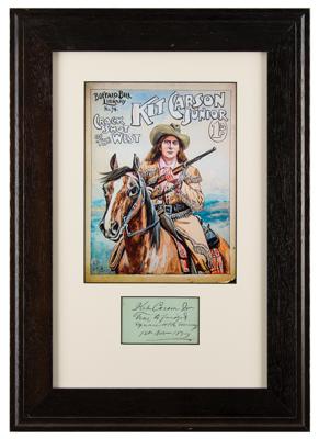 Lot #129 Kit Carson Jr. Signature - Image 1