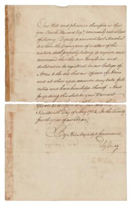 Lot #156 King George III Document Signed - Image 3