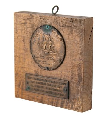 Lot #210 USS Constitution 1927 Restoration Hull Wood - Image 2