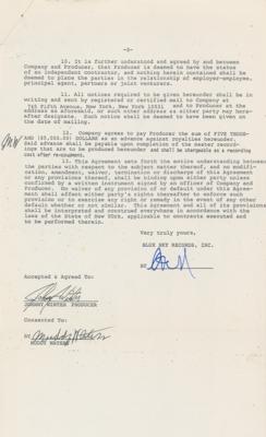 Lot #374 Muddy Waters and Johnny Winter Document Signed - Image 1