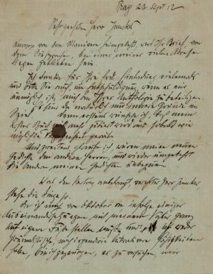 Lot #363 Franz Werfel Autograph Letter Signed - Image 1