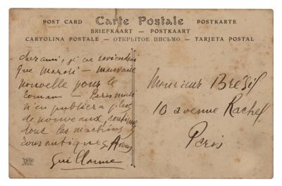 Lot #304 Guillaume Apollinaire Autograph Letter Signed - Image 1
