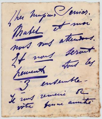 Lot #524 Eleanora Duse Autograph Letter Signed - Image 1
