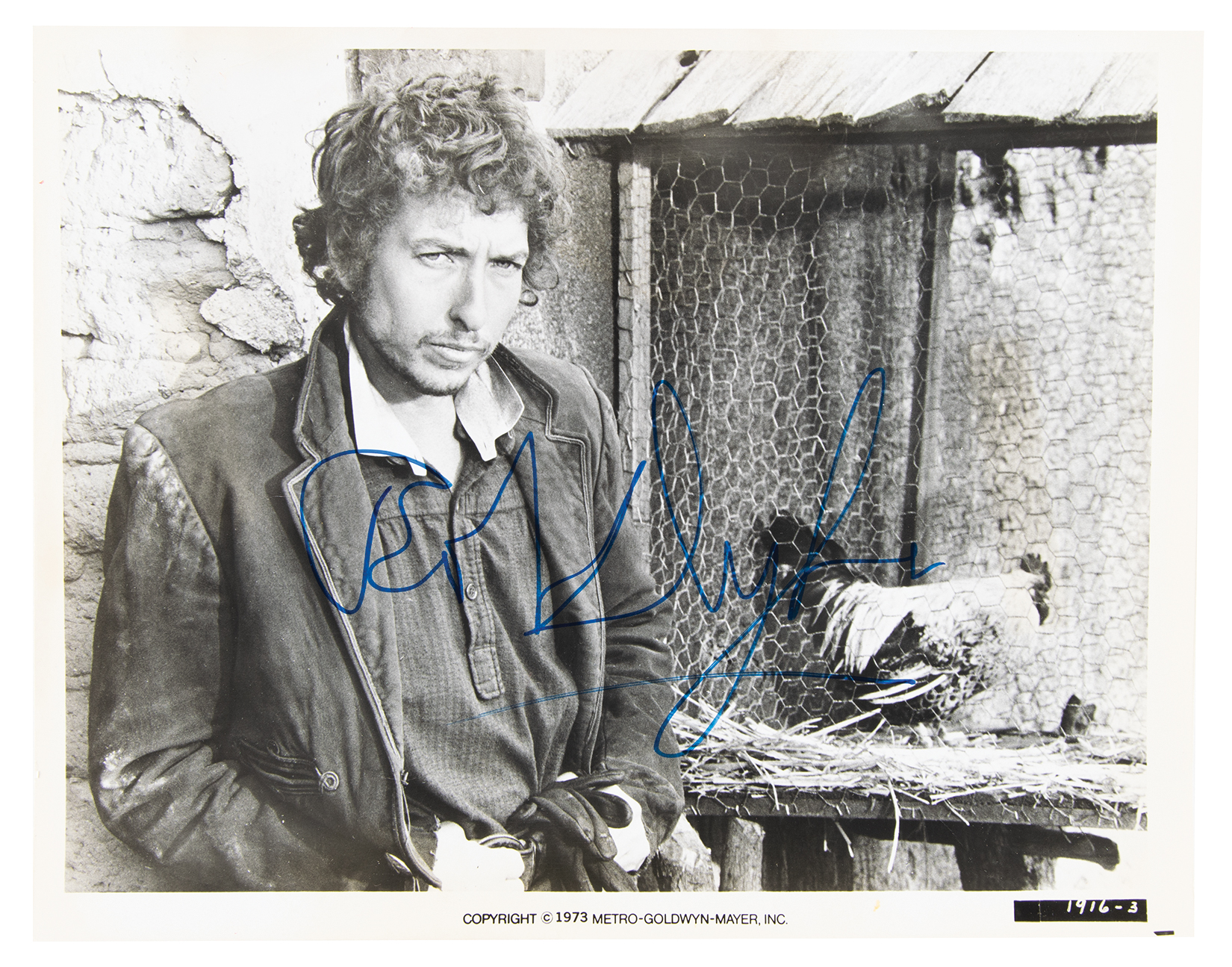 Lot #387 Bob Dylan Signed Photograph - Image 1
