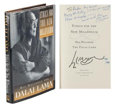 Lot #136 Dalai Lama Signed Book - Image 1