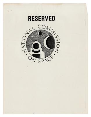 Lot #229 Neil Armstrong, Buzz Aldrin, and Carl Sagan Signed Diagram on Mars Exploration - Image 3
