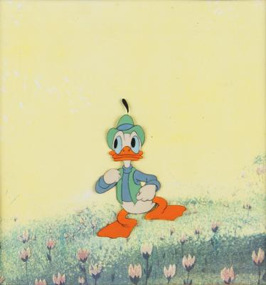 Lot #677 Donald Duck production cel from a Walt Disney cartoon - Image 1