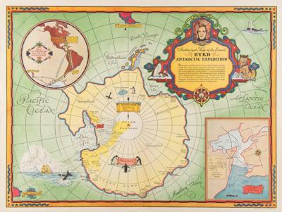 Lot #114 Richard E. Byrd Flown South Pole Flags with 1934 Second Antarctic Expedition Archive - Image 5