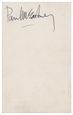 Lot #384 Beatles: Paul McCartney Signature - Image 1