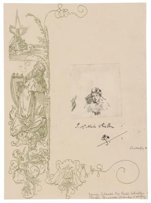 Lot #283 James Abbott McNeill Whistler Signed