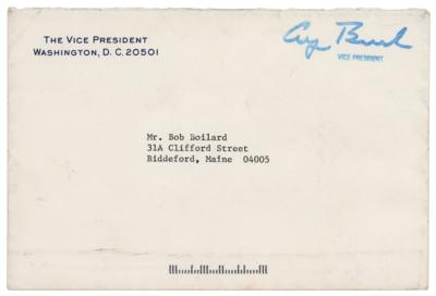 Lot #30 George Bush Autograph Letter Signed as Vice President - Image 3