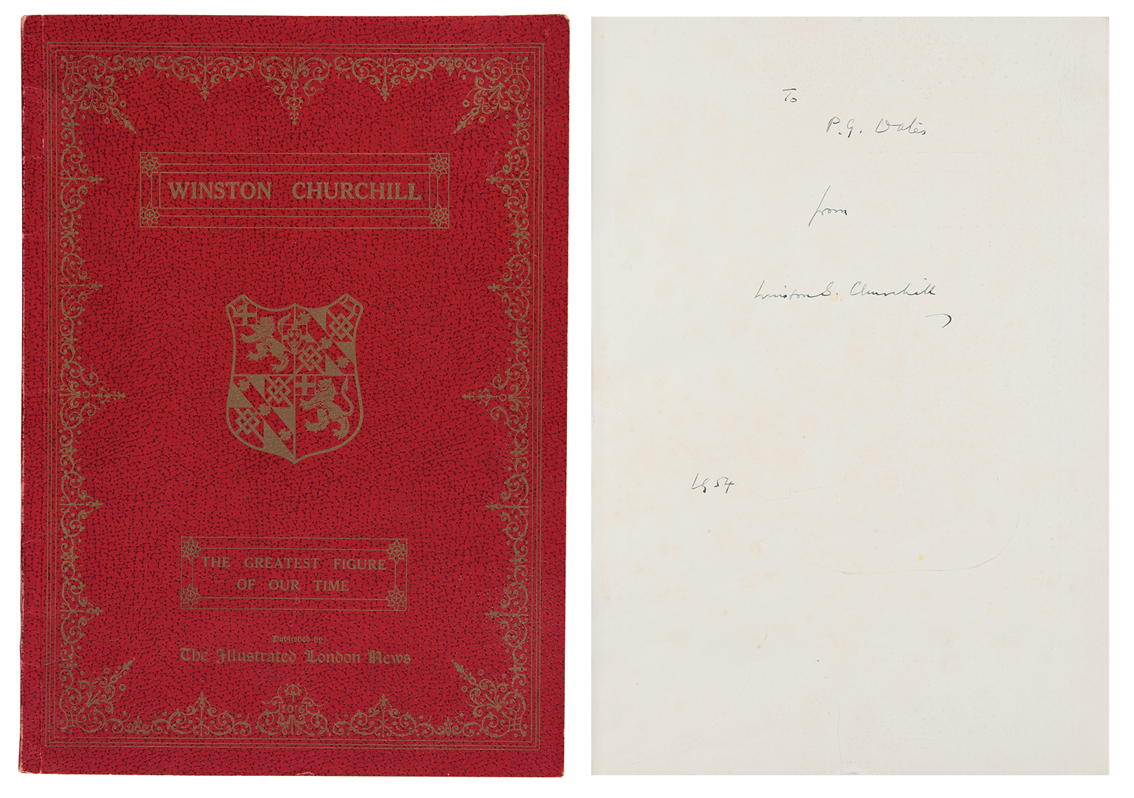 Lot #78 Winston Churchill Signed Book - Image 1