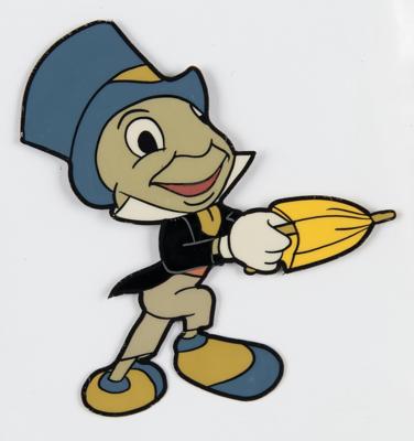 Lot #856 Jiminy Cricket production cel from a Mickey Mouse Club cartoon Production Cel - Image 1