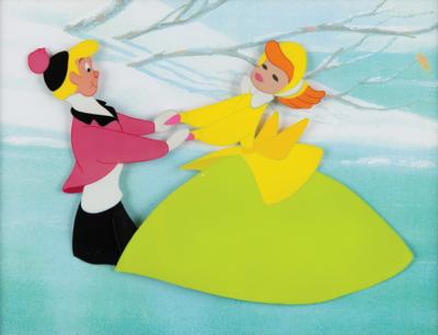 Lot #735 Joe and Jenny production cel from Melody Time - Image 1